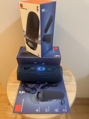 BLUE Generic Flip6 Portable Speaker System Wireless Bluetooth Unbranded  Cool