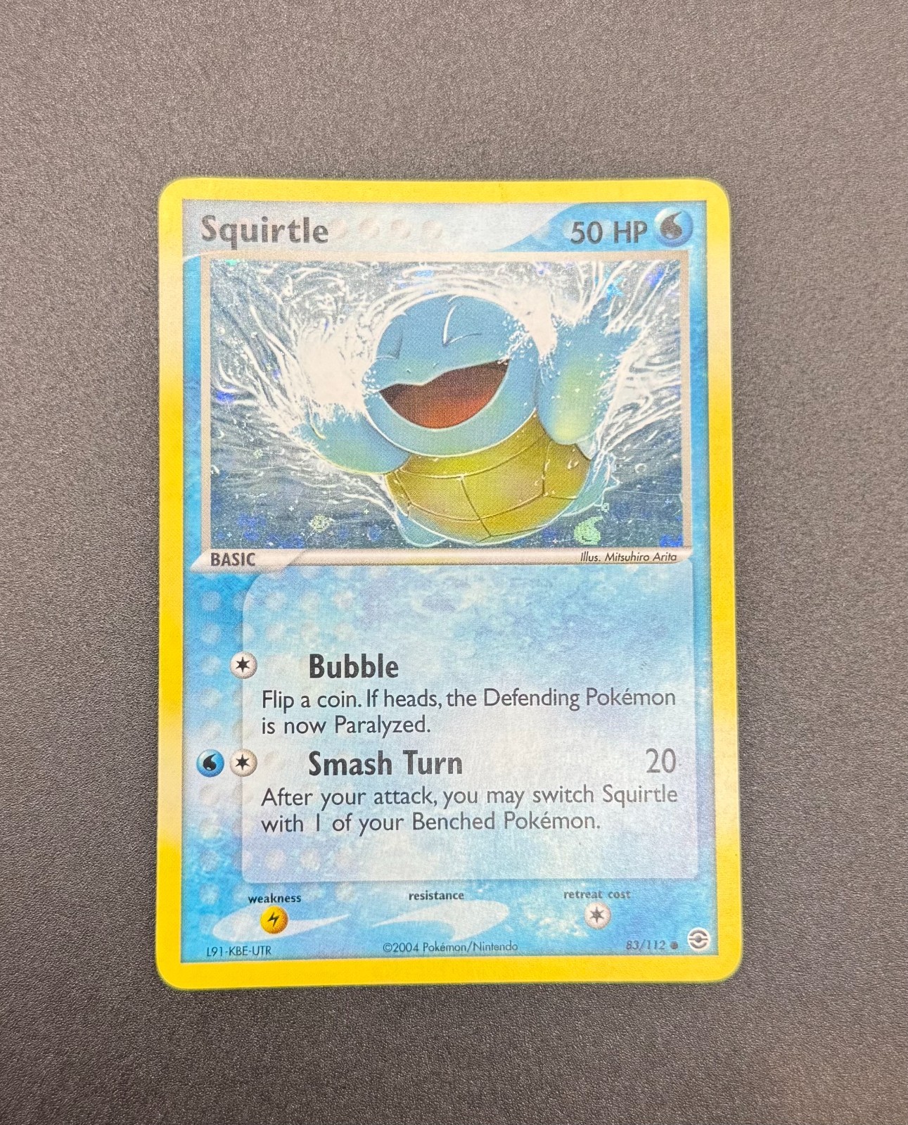 Squirtle 83/112 FireRed & LeafGreen Reverse Holo NM