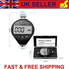 Digital LCD Durometer Hardness Tester Meter Shore A For Tire Rubber Leather NEW