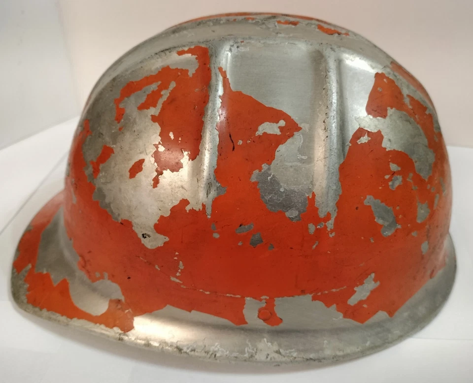 DE COLECCIÓN Naranja JACKSON PRODUCTS EE. UU. ALUMICAP Sombrero de Aluminio RARO Hombre Cueva Foto 3 de 4