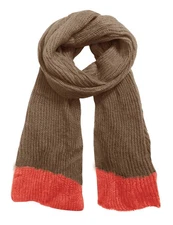 Taupe Peach Couture Warm and Cozy Unisex Fashion Knit Long Loose Hand Knit