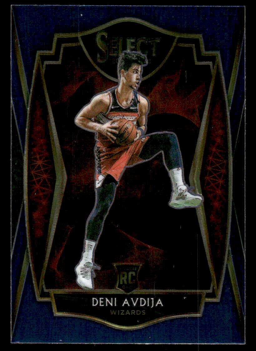 2020-21 Panini Select #180 Deni Avdija Premier Level Rookie Washington Wizards