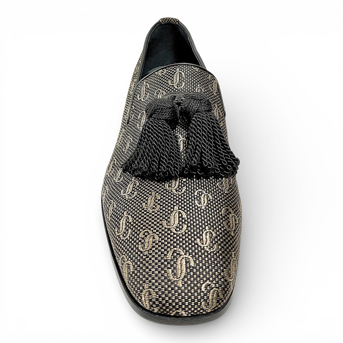 Jimmy Choo Foxley Jacquard Leather Loafers Size EU 40.5 0568  display picture 2