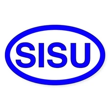CafePress Sisu Bumper Oval Sticker Sticker (Oval) (86469211)