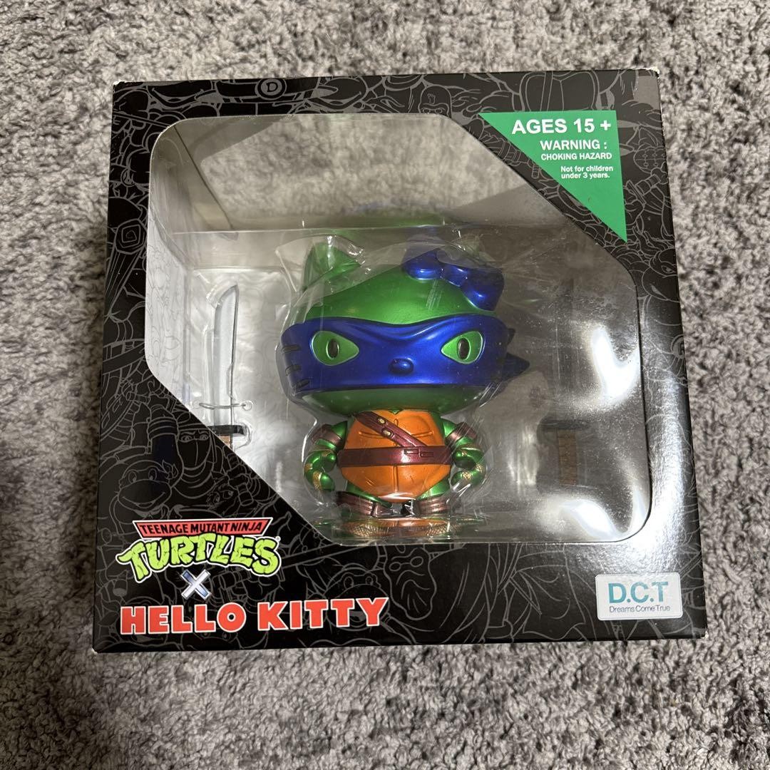 TURTLES キティ フィギュア タートルズ×ハローキティ フィギュア 4体セット - メルカリ