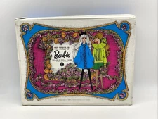 Vintage 1968 The World Of Barbie Double Doll Case W/ Dolls And Accessories