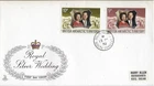 1972 BRITISH INDIAN OCEAN TERRITORY ROYAL WEDDING  ON SUPERB MERCURY FDC