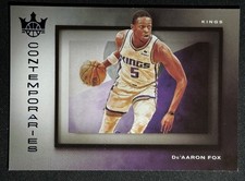 2021-22 Court Kings Contemporaries Amethyst /99 De'Aaron Fox #19 Kings/SA Spurs