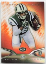 2014 Topps Platinum #122 Jalen Saunders Orange Refractors