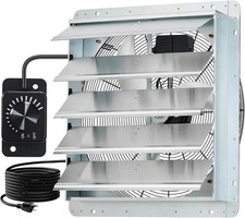 20/24inch Shutter Exhaust Fan Wall-Mounted with Smart Controller Shutter Fan EC
