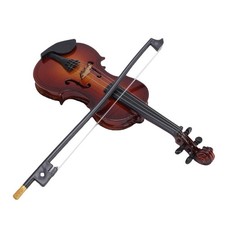 Mini-Musikinstrument Violine Miniatur-Violine Exquisite Handwerkskunst Für
