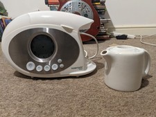 Swan Teasmade White Ceramic Tea Pot with Lid