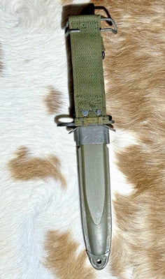 Vintage U.S. Military M7 Bayonet Combat Knife (BOC) USM8A1