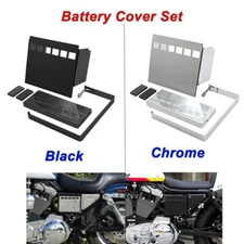 Steel 66347-91 Battery Cover Kit For Harley Sportster XLH 1200 883 1991-1997 
