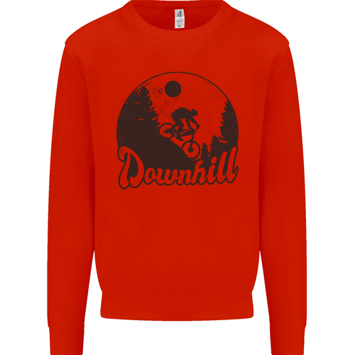 Downhill Mountain Biking Cycling MTB Bike Kids Sweatshirt Jumper - Picture 19 of 67