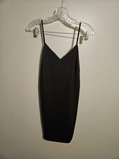 Windsor Juniors Black Sparkle Bodycon Dress Size Medium