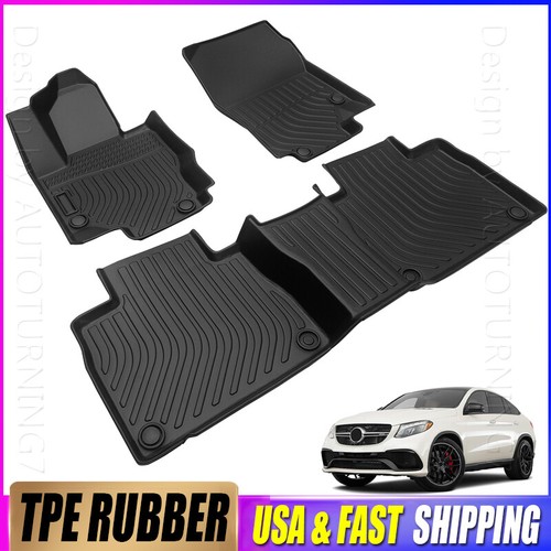For 2020-2024 Mercedes-Benz GLE GLE350 GLE53 GLE450 GLE63 Floor Mats TPE Rubber - Bild 1 von 10