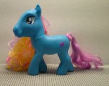 My Little Pony Dolgen Blue with Crown Tattoo 7" Tall Rainbow Mane