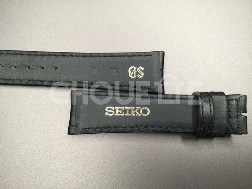 OEM Grand Seiko DEA3AW 19mm matt schwarz Lederband Band für SBGA047/9R65-0AG - Bild 7 von 8