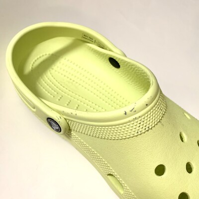 CROCS Classic Clog Slip On Shoes Lemon Yellow - Men display picture 1