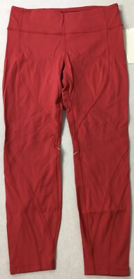 Lululemon Chasing Miles Running Tight 7/8 Tight LW5AXRS NULUX PSRD Pink Size 10