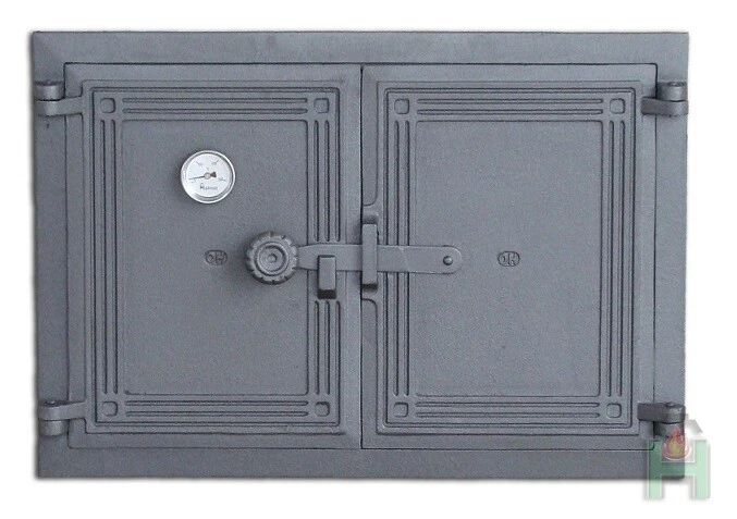 Porte De Four Ou Poêle En Fonte Ciselée - Occasion, Décoratif Et Fonctionnel, Style Vintage