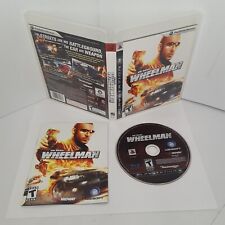 Vin Diesel Wheelman (PlayStation 3 PS3) Complete CIB. Cleaned & Tested