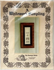 NEW 1994 TNN Whitework Sampling Hardanger Embroidery Drawn Thread Pattern 17009
