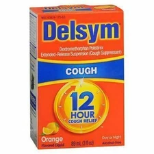 Delsym Adult 12 Hour Cough Relief Orange 3 oz By Airborne