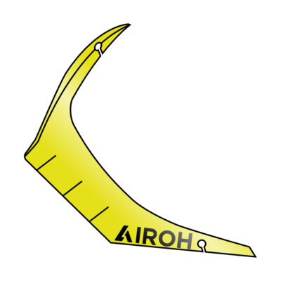 Heckspoiler Helm Airoh GP 550 S Rush Mehrfarbig Größe M