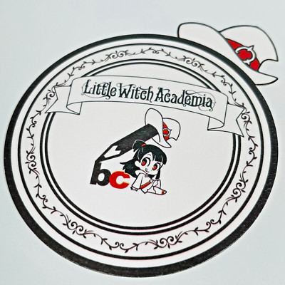 Little Witch Academia Akko Coaster official! Studio Trigger Japanese Collab.