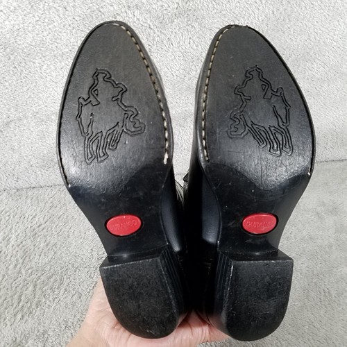 Botas Occidentales Durango De Colección Niños 13,5 Tonos del Viejo Oeste Estampado de Caballo Vaquero - Imagen 10 de 10