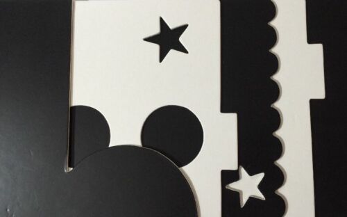 MICKEY MOUSE CHIPBOARD ALBUM Signature Magic Die-Cut Book 6"x12" Disney(5pgs) - Picture 1 of 12