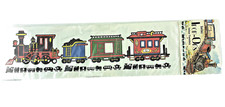 Seitec Iron-On Velour Transfer C. J. Train Cars Made in USA