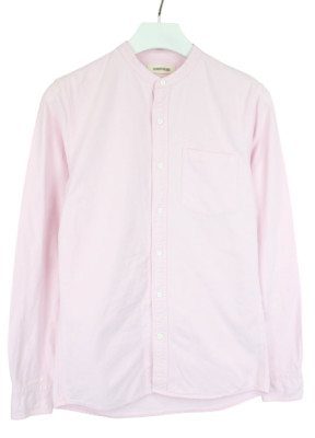 GoodThreads Slim Formelle Shirt Herren Kleine Tasche Kragen Geknopft Pink