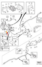 VOLVO XC90 MK2 Cooling System Hose 31657643 NEW GENUINE