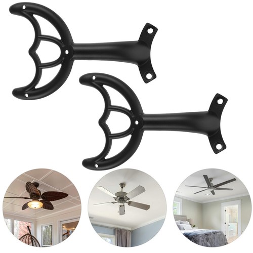 2 Pcs Fan Blade Support Rod Ceiling Parts Install Kit Travel Baby - Picture 2 of 12