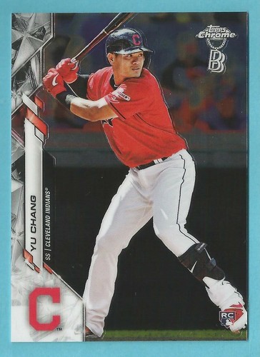 2020 Topps Chrome Ben Baller Yu Chang #173 card