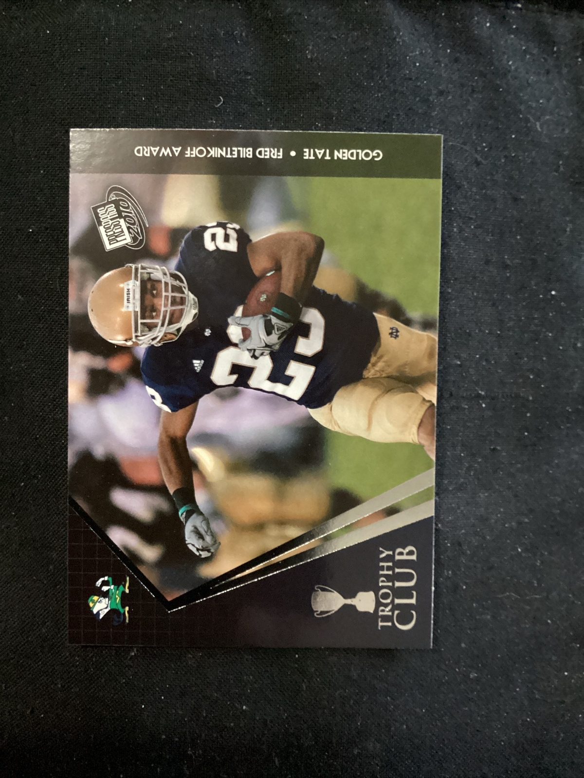 2010 Press Pass Trophy Club Golden Tate #53 Rookie RC.                JT37