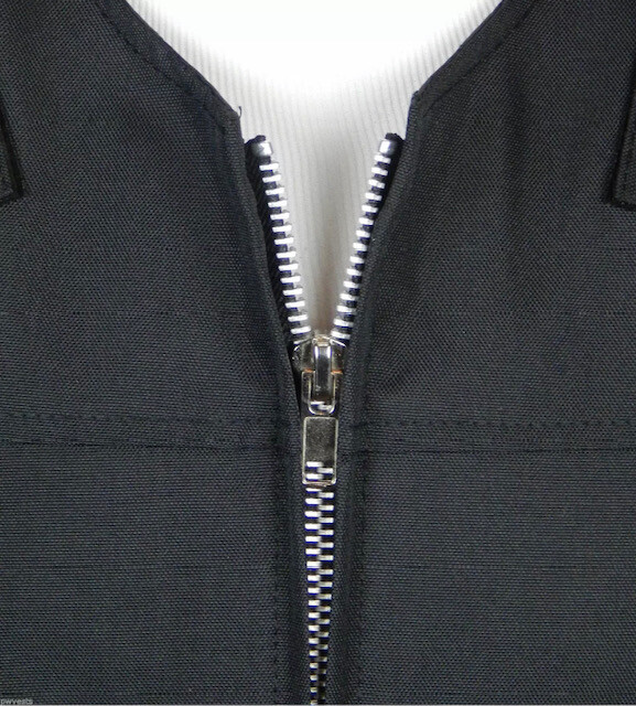 Chaleco Motero Unisex Blanco De Tela Cordura - Estilo A Prueba De Balas, Tallas XS A 6XL