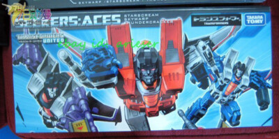 Takaratomy United Series Seekers: Aces Starscream/Skywarp/Thudercracker Limit!