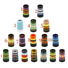 10pcs Colorful Golf Ferrules Tip .355 Fit Iron Wedge Club Shaft 9.2 25.4 13.7mm
