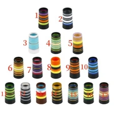 10pcs Colorful Golf Ferrules Tip .355 Fit Iron Wedge Club Shaft 9.2*25.4*13.7mm