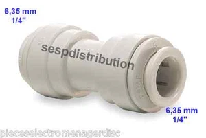 Raccord frigo américain fontaine union egal 1/4" 6,35mm PP0408W Jon Invité