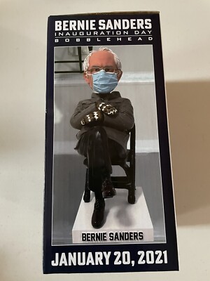 Bernie Sanders Inauguration Mittens Ornament Bobblehead - Limited Edition 4-inch Collectible