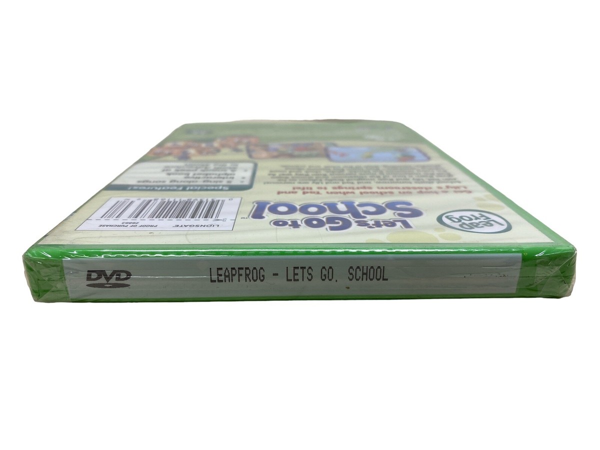 Leapfrog Let's Go To School 2009 DVD Full Screen Learning