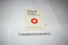 VIVITAR 225 ELECTRONIC FLASH INSTRUCTION MANUAL GUIDE BOOK ORIGINAL GENUINE