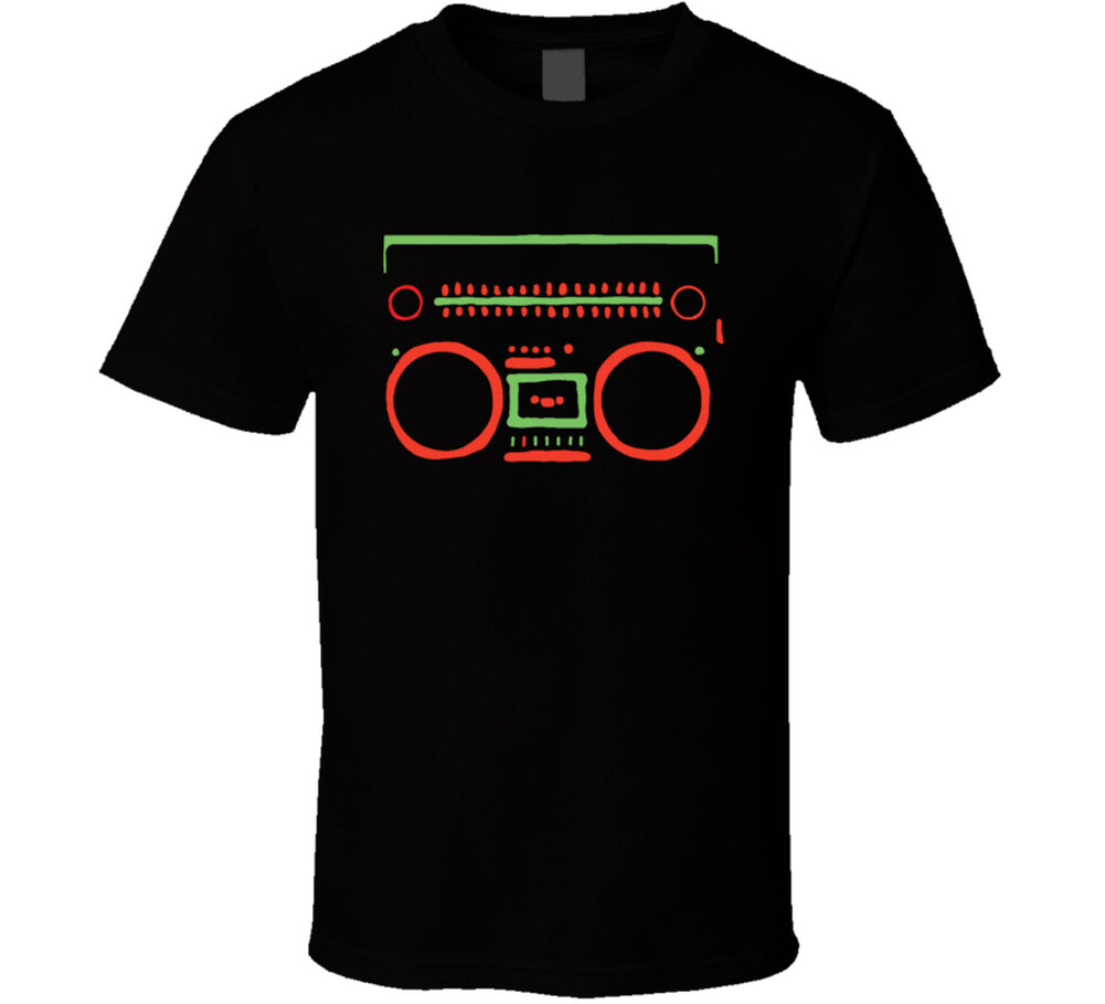 A Tribe Called Quest Boombox Logo 90s Rap Hip Hop Music Tshirt