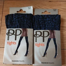 Ladies Tights X2 Pairs One size