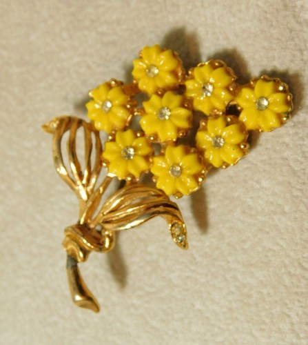 superbe broche marguerite Vintage